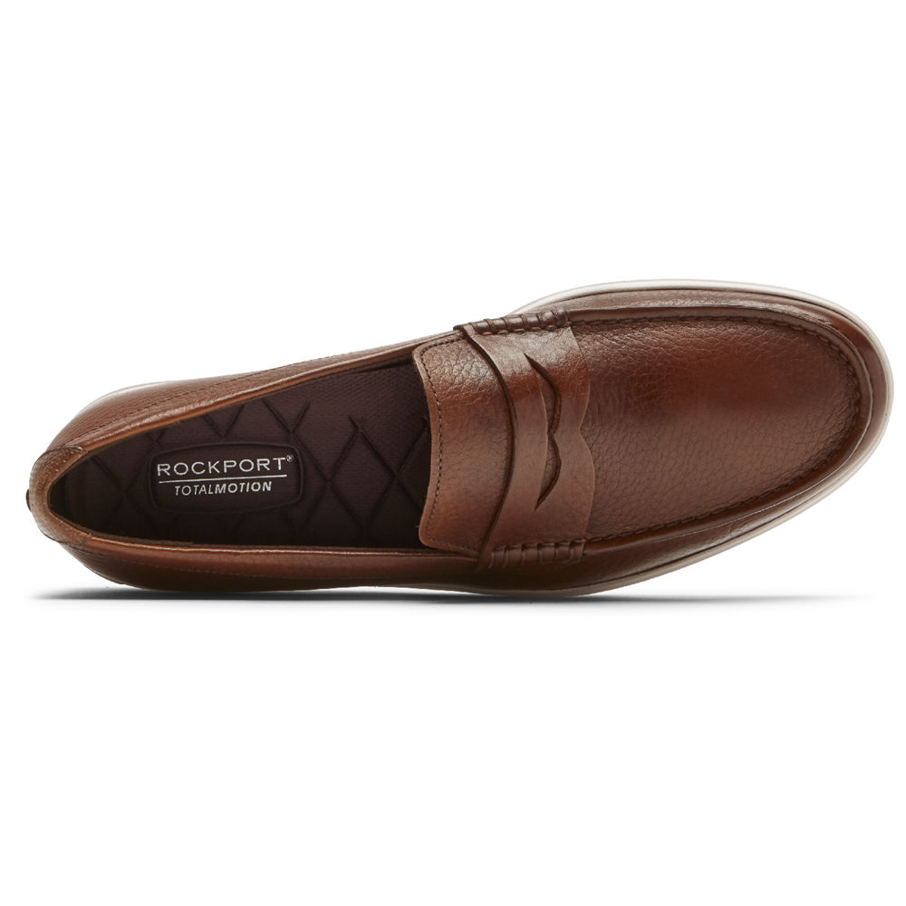 Rockport Loafers Herre Brune - Total Motion Lite Penny - XIWU65027